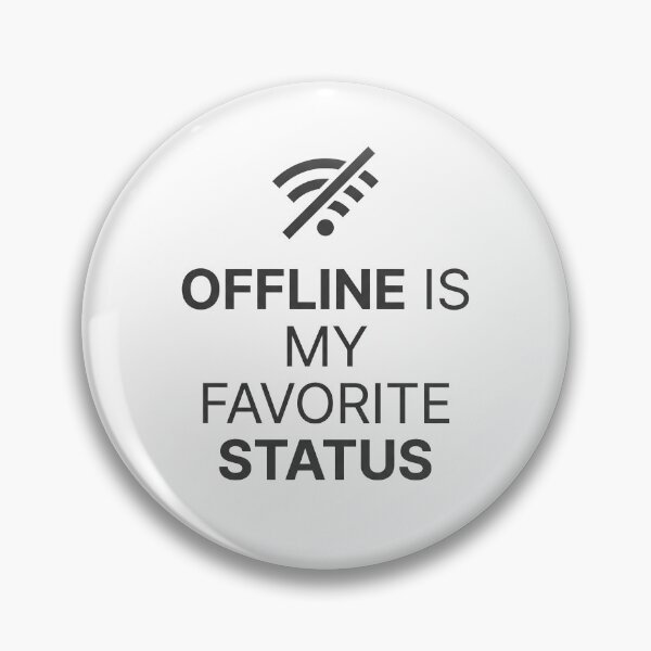 Item preview, Offline Is My Favorite Status designed and sold by khalidnasr.