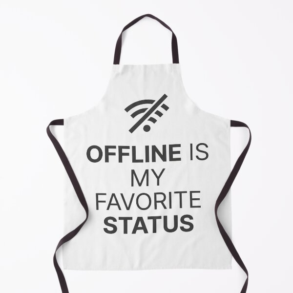 Item preview, Offline Is My Favorite Status designed and sold by khalidnasr.