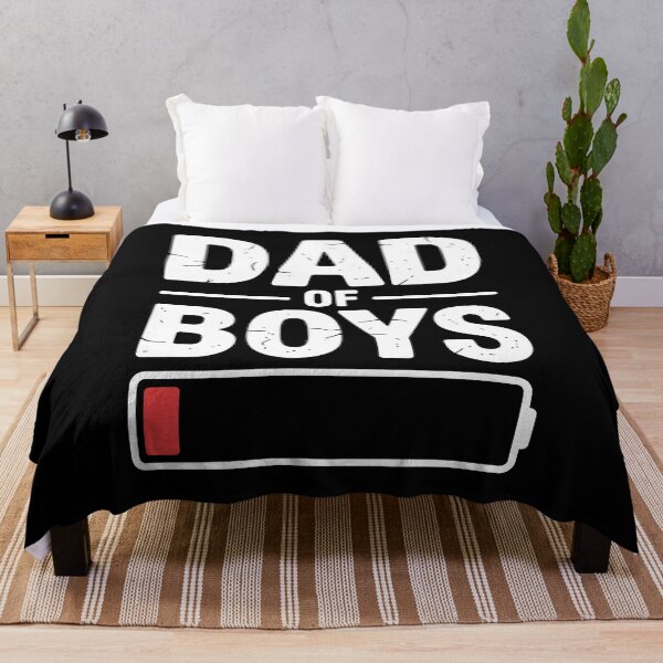 Item preview, Dad of Boys Low Battery Funny Father's Day Gift Boy Dad designed and sold by Say It With Ink.