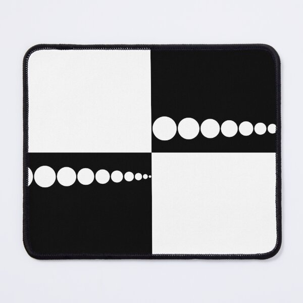 Item preview, 60's Retro Mod Squares and Dots in Black and White designed and sold by MellowCat.