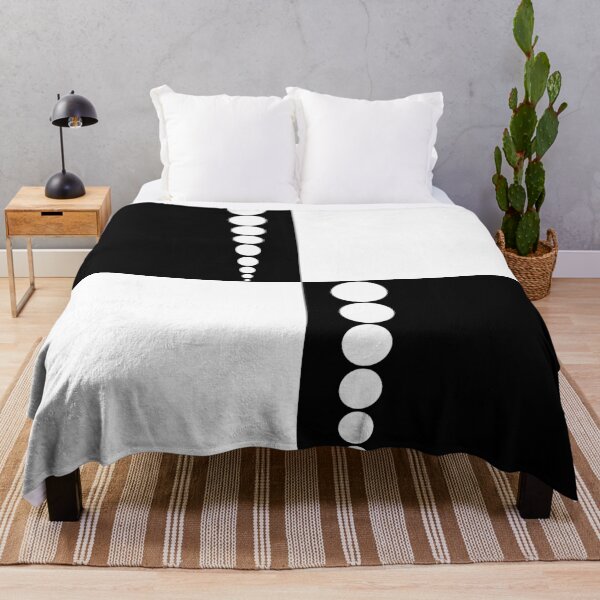 Item preview, 60's Retro Mod Squares and Dots in Black and White designed and sold by MellowCat.