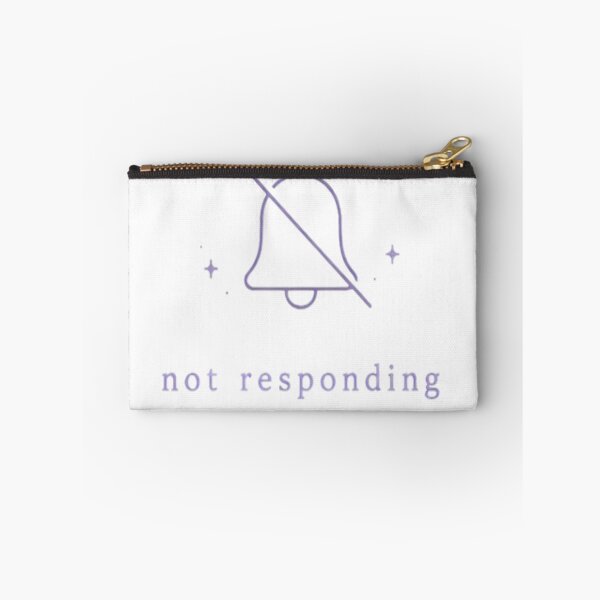 Item preview, Notifications Off – Purple Aesthetic Minimalist Design designed and sold by Velora Design .