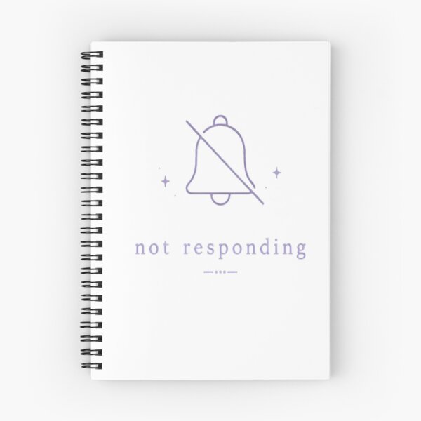 Item preview, Notifications Off – Purple Aesthetic Minimalist Design designed and sold by Velora Design .