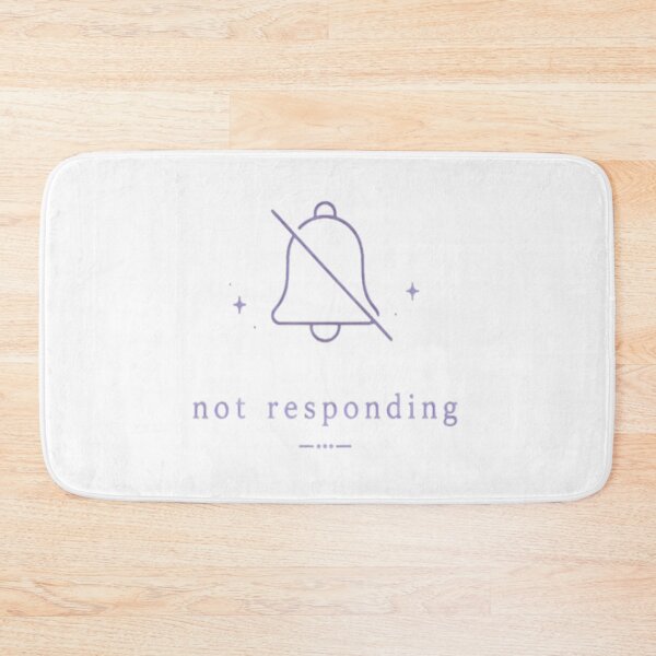 Item preview, Notifications Off – Purple Aesthetic Minimalist Design designed and sold by Velora Design .