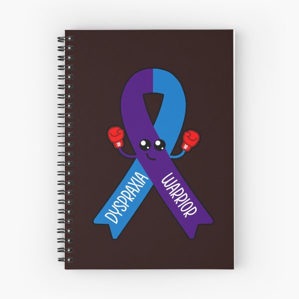 Item preview, Dyspraxia Warrior Awareness Ribbon Kawaii Design designed and sold by ShellsCCC.