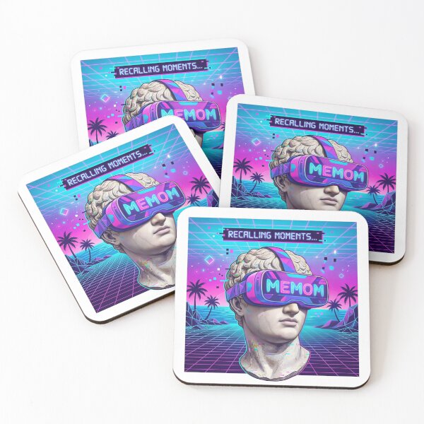 Item preview, MEMOM: Vaporwave VR Statue and Digital Glitch Memory designed and sold by DuckOddity.