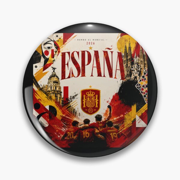 Item preview, SPAIN ESPAÑA Football (Soccer) World Cup Spirit #3 designed and sold by Helios Be. Lavsh.