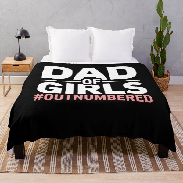 Item preview, Dad of Girls Outnumbered Funny Father's Day Gift Girl Dad designed and sold by Say It With Ink.