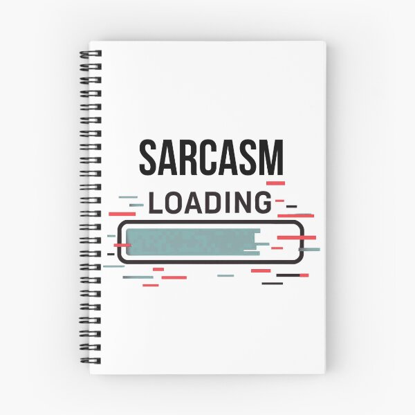 Item preview, Sarcasm Loading Funny Logo designed and sold by logowannawear.