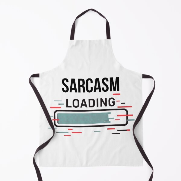 Item preview, Sarcasm Loading Funny Logo designed and sold by logowannawear.