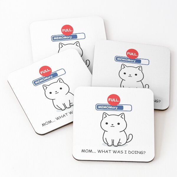 Item preview, Funny Cat Brain Full Meme Design designed and sold by DuckOddity.