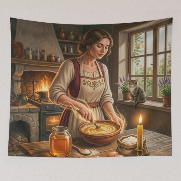 Item preview, Beltane Kitchen Magic: Honey Cakes and Sacred Spices designed and sold by NeyhineAngelionShop.