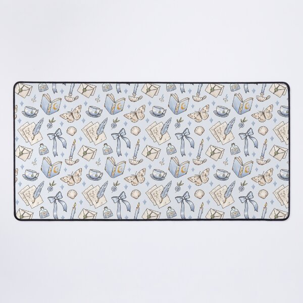 Item preview, Light Academia Pattern in Blue designed and sold by Ellen Wilberg.