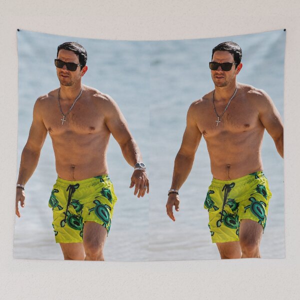 Item preview, Mark Wahlberg Beach Style designed and sold by oliviafowlerart.