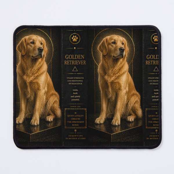 Item preview, Golden Retriever Luxury Dog Design designed and sold by Jacque's Life In Motion Studio.