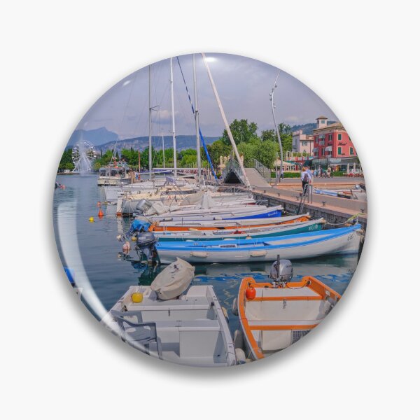 Item preview, Colourful Bardolino Marina on Lake Garda designed and sold by Violaman.