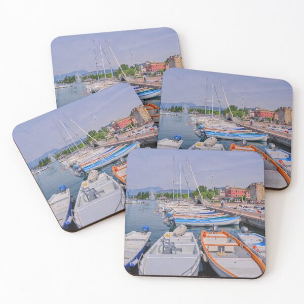 Item preview, Colourful Bardolino Marina on Lake Garda designed and sold by Violaman.