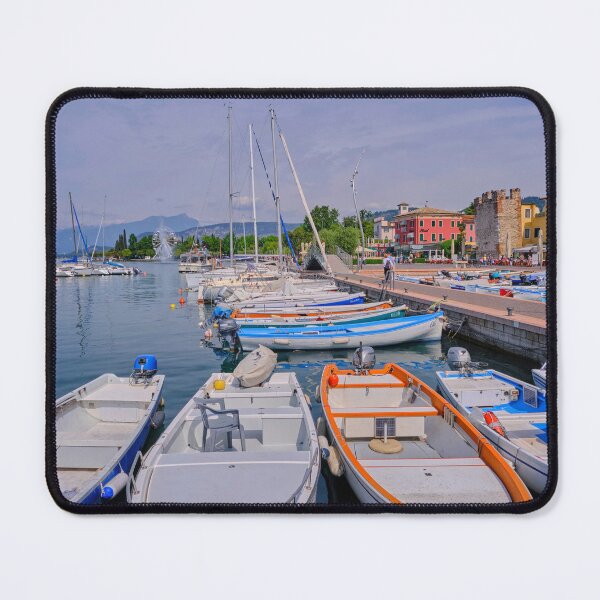 Item preview, Colourful Bardolino Marina on Lake Garda designed and sold by Violaman.