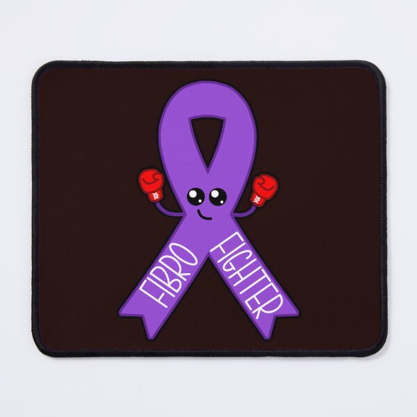 Item preview, Fibromyalgia Fighter Awareness Ribbon Kawaii Design designed and sold by ShellsCCC.