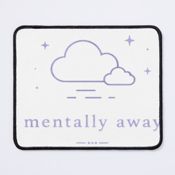 Item preview, Mentally Away – Cozy Purple Cloud Aesthetic designed and sold by Velora Design .