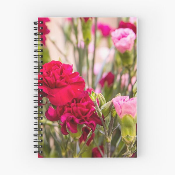 Item preview, Red & Pink Carnations — Close Up Floral Photography designed and sold by 313FILES.