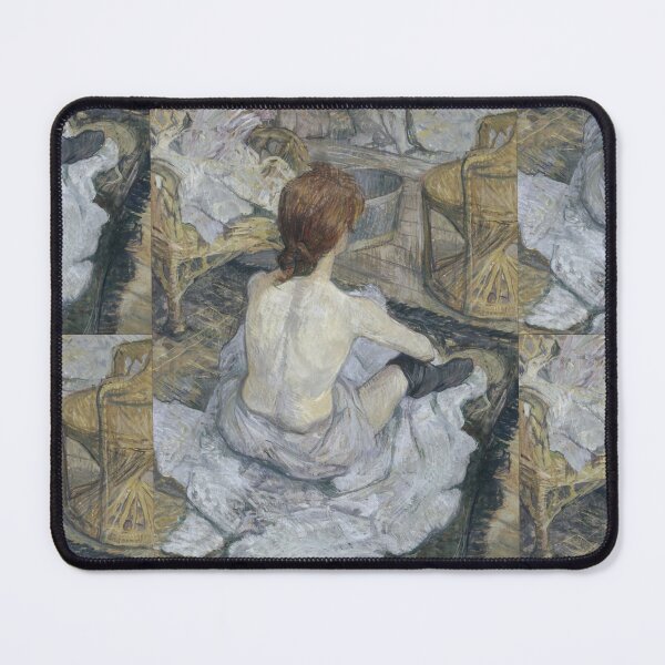 Item preview, La Toilette by Toulouse-Lautrec Vintage Belle Époque Intimate Portrait Art designed and sold by artofuniverse.