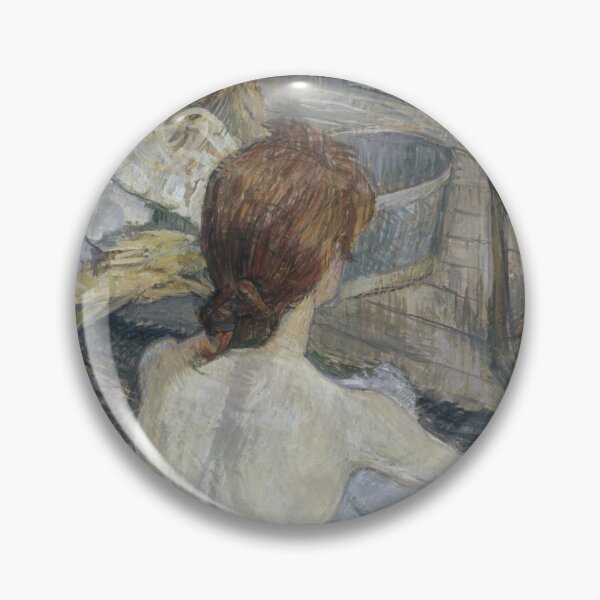 Item preview, La Toilette by Toulouse-Lautrec Vintage Belle Époque Intimate Portrait Art designed and sold by artofuniverse.