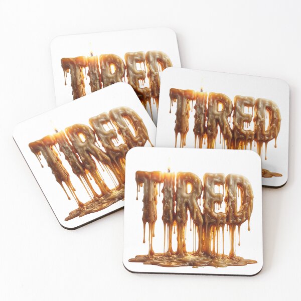 Item preview, Tired Melting Candle Typography Burnout Mom Nurse Teacher Gift designed and sold by afarkar.