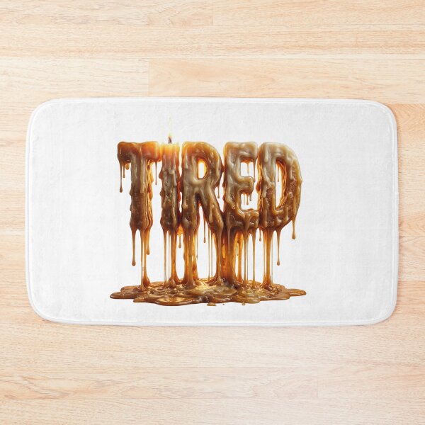 Item preview, Tired Melting Candle Typography Burnout Mom Nurse Teacher Gift designed and sold by afarkar.