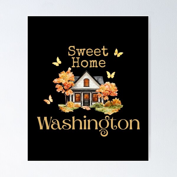 Item preview, Sweet Home Washington - Vacation Hometown Vintage Souvenir designed and sold by Mozaic Clothes.