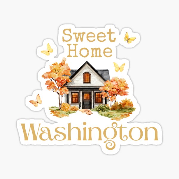 Artikelvorschau, Sweet Home Washington – Vintage-Souvenir aus der Heimatstadt entworfen und verkauft von Mozaic Clothes.