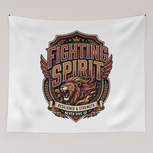 Item preview, FIGHTING SPIRIT -Quotes of the Soul- designed and sold by LOVEARTDESIGN.