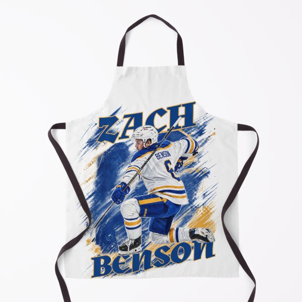 Item preview, Zach Benson #9 - Buffalo Hockey Rising Star - Retro Paint Splatter Art designed and sold by Thogan0416.