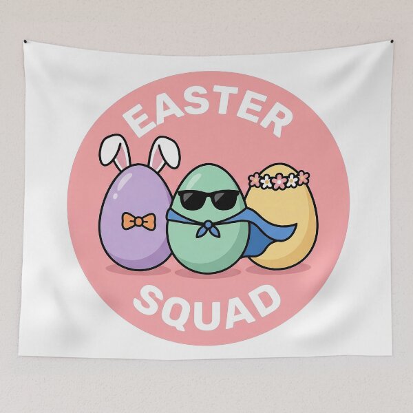 Item preview, Easter Squad Cute Egg Characters designed and sold by AbanoubStore.