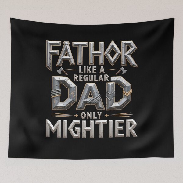 Item preview, Fathor Like a Regular Dad Only Mightier Funny Viking Dad Gift designed and sold by Say It With Ink.