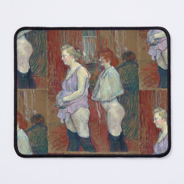 Item preview, Rue des Moulins by Toulouse-Lautrec Vintage Belle Époque Paris Interior Art designed and sold by artofuniverse.