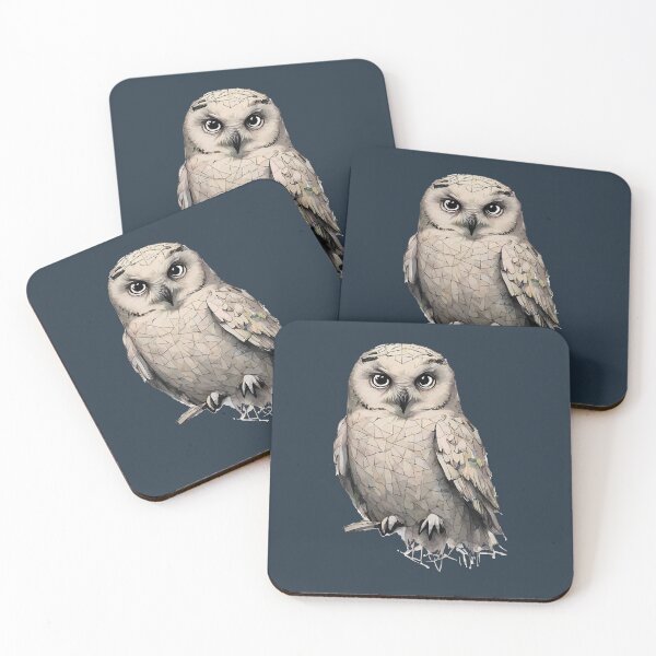 Item preview, Geometric Owl – Modern Animal Art designed and sold by Tklezardesigns.