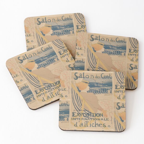 Item preview, Salon des Cent by Toulouse-Lautrec Vintage French Art Nouveau Poster designed and sold by artofuniverse.