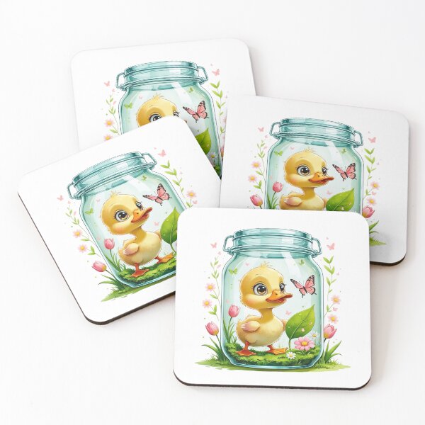 Item preview, Sweet Duckling in Jar designed and sold by AQUILAKREO.