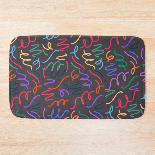 Item preview, Colorful Retro Squiggle Abstract Pattern designed and sold by DrimitStore.