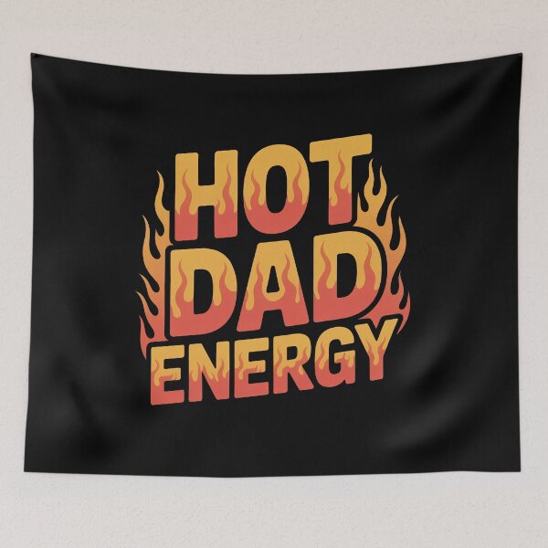 Item preview, Hot Dad Energy Funny Father's Day Gift Cool Dad Humor designed and sold by Say It With Ink.