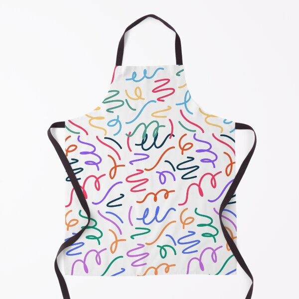 Item preview, Colorful Retro Squiggle Abstract Pattern designed and sold by DrimitStore.