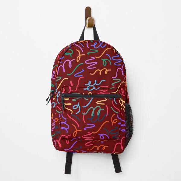 Item preview, Colorful Retro Squiggle Abstract Pattern designed and sold by DrimitStore.
