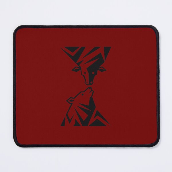 Item preview, Minimalist Bull and Bear Market - Finance & Trading Art designed and sold by StudioAlpha2026.