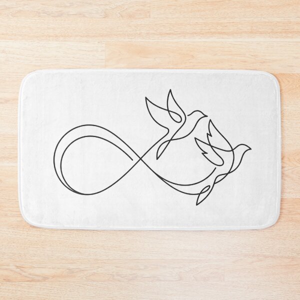 Item preview, Minimal Infinity Birds Line Art designed and sold by AbanoubStore.