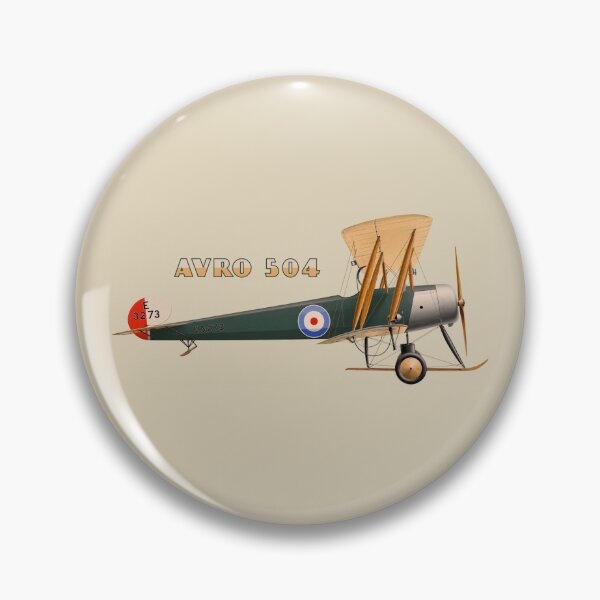 Item preview, Avro 504 British WW1 Biplane Aircraft Illustration designed and sold by MilitaryMart.