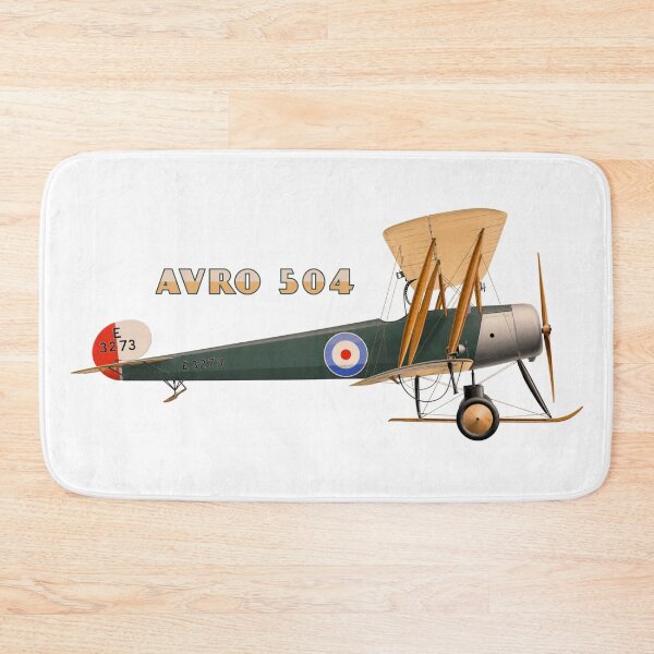 Item preview, Avro 504 British WW1 Biplane Aircraft Illustration designed and sold by MilitaryMart.