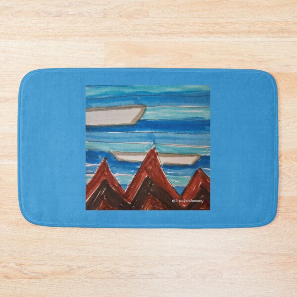 Item preview, Abstract mountain skyline scene designed and sold by DancingCreek.