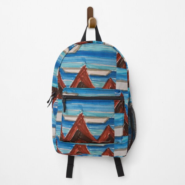 Item preview, Abstract mountain skyline scene designed and sold by DancingCreek.