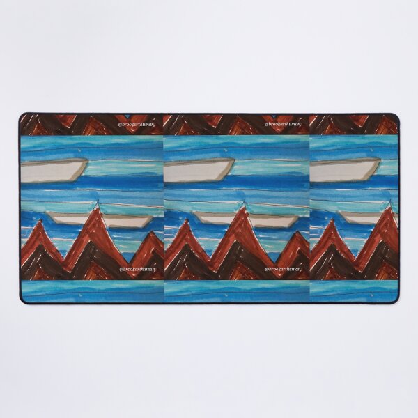 Item preview, Abstract mountain skyline scene designed and sold by DancingCreek.